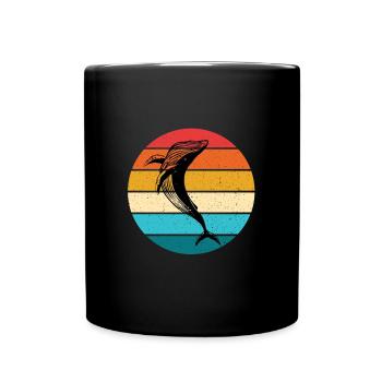 Wal - Tasse einfarbig - Schwarz - Vorne