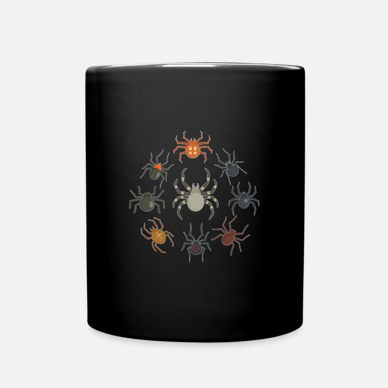 Spinnen - Tasse einfarbig - Schwarz