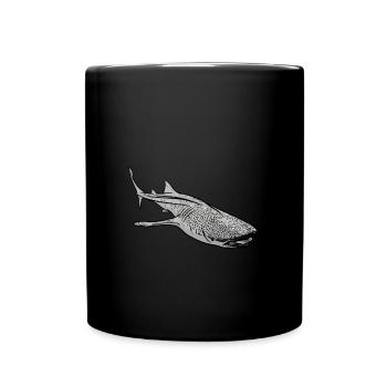 Walhai - Tasse einfarbig - Schwarz - Vorne
