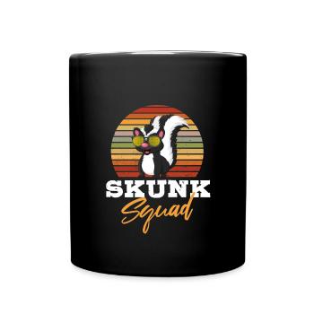 Stinktier Squad - Tasse einfarbig - Schwarz - Vorne