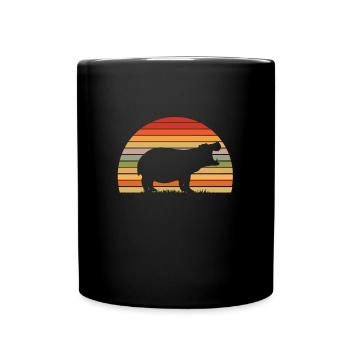 Hippocampe - Mug uni - noir - Devant