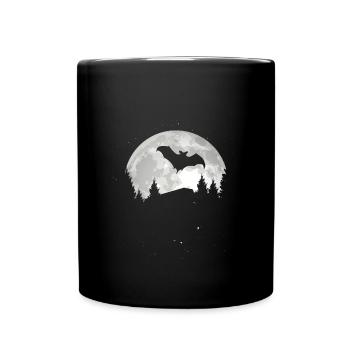Chauve-souris - Mug uni - noir - Devant