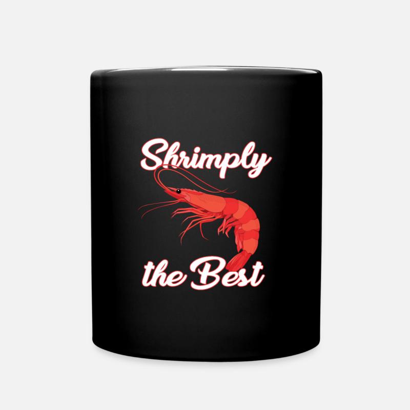 Shrimp - Tasse einfarbig - Schwarz
