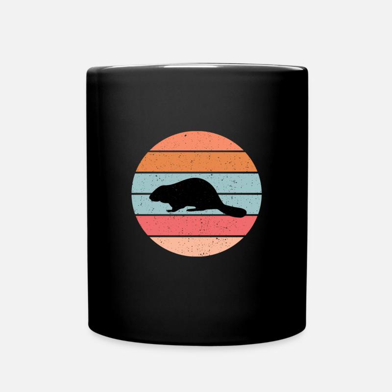 Biber - Tasse einfarbig - Schwarz