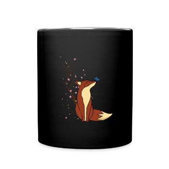 fox - Full Colour Mug - black - Front