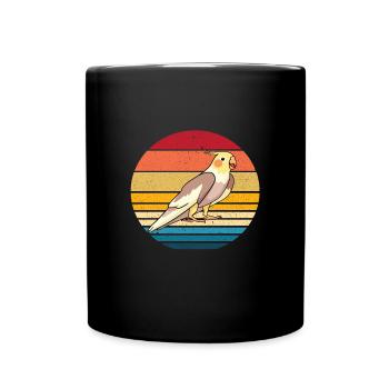 cockatiel - Full Colour Mug - black - Front