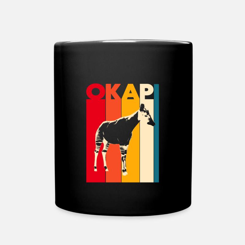 okapi - Full Colour Mug - black