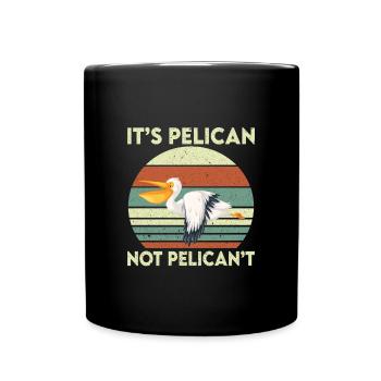 Pelikan Saying - Full Colour Mug - black - Front