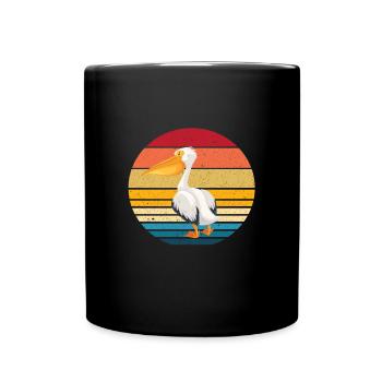 Pélican - Mug uni - noir - Devant