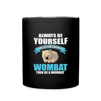 Wombat - Mug uni - noir - Devant