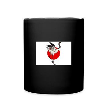 Crane Japan - Full Colour Mug - black - Front