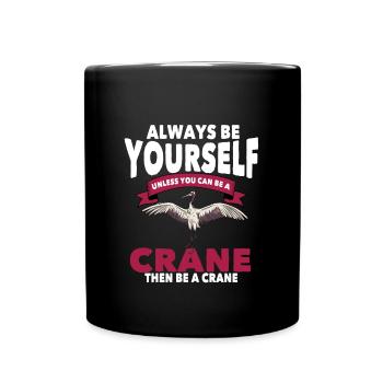 Grue - Mug uni - noir - Devant