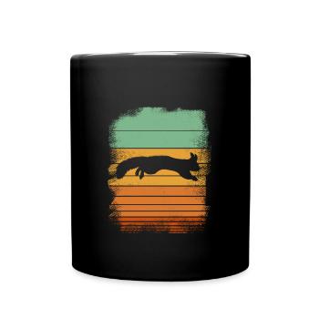 Écureuils - Mug uni - noir - Devant