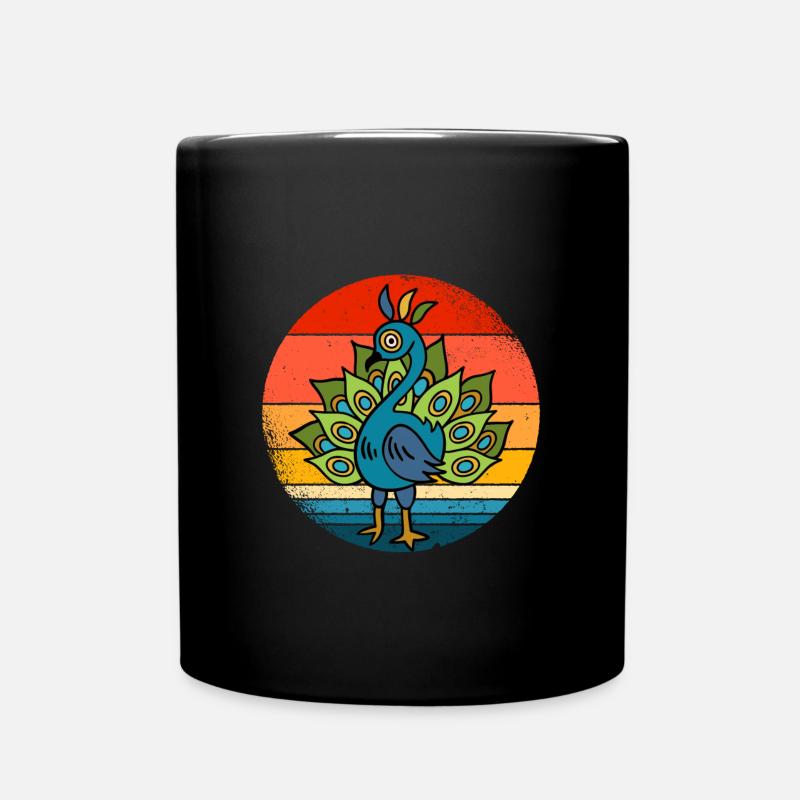 Paon - Mug uni - noir