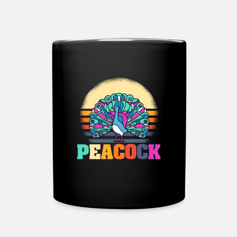 Paon - Mug uni - noir