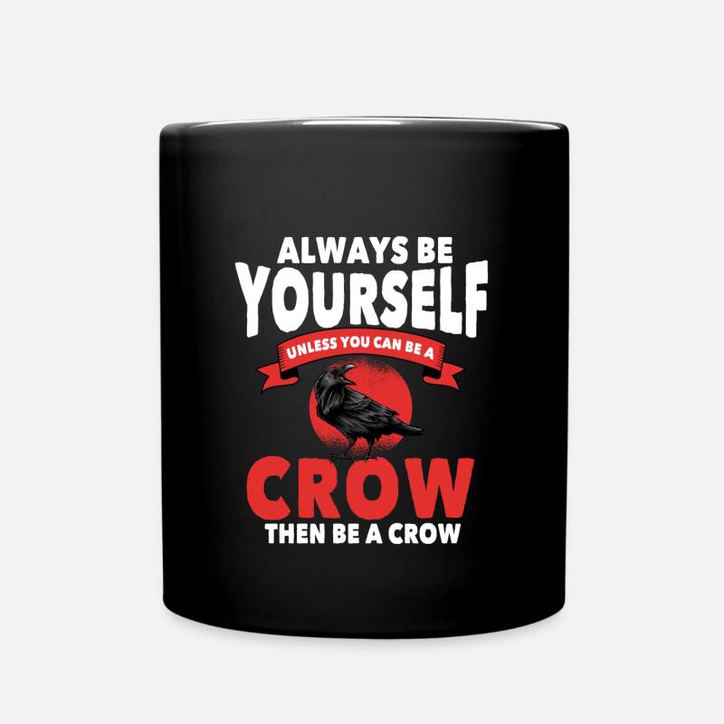 crow - Full Colour Mug - black