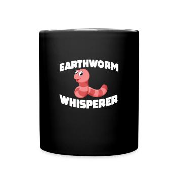 L’onduteur de ver de terre - Mug uni - noir - Devant