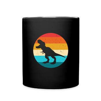 T-Rex - Tasse einfarbig - Schwarz - Vorne
