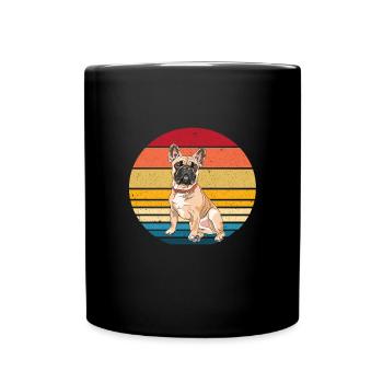 French Bulldog - Full Colour Mug - black - Front