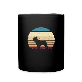 French Bulldog - Full Colour Mug - black - Front
