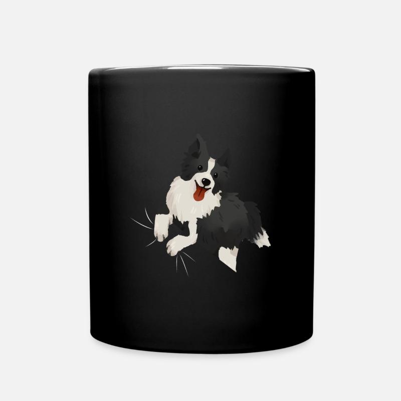 Border Collie - Mug uni - noir