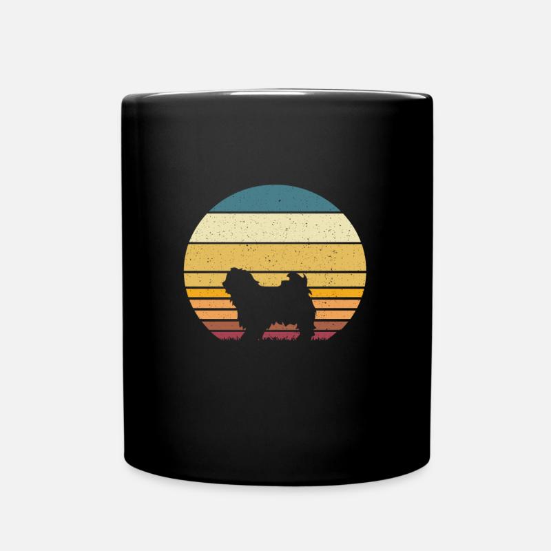 Havaneser - Tasse einfarbig - Schwarz