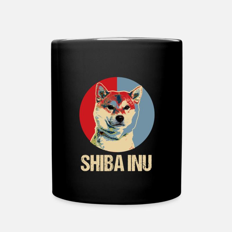 Shiba Inu - Mug uni - noir