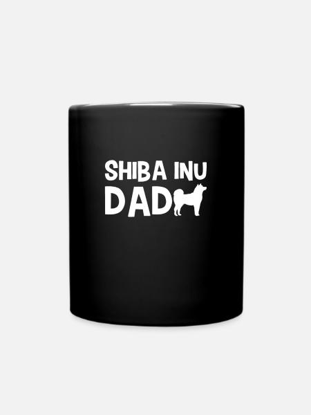 Shiba Inu Papa - Mug uni - noir