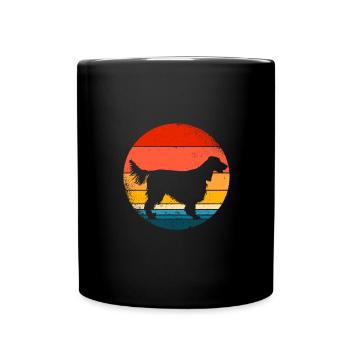 Irish Setter - Tasse einfarbig - Schwarz - Vorne