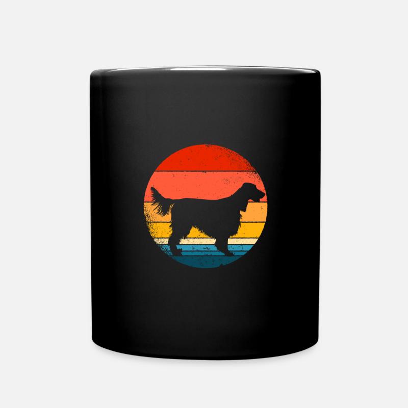 Irish Setter - Tasse einfarbig - Schwarz