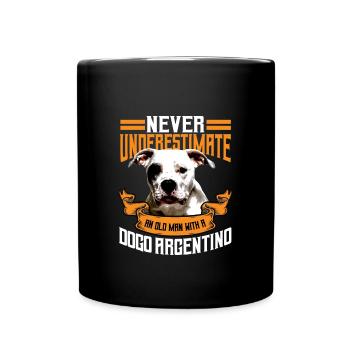 Dogo Argentino cadeau hommes - Mug uni - noir - Devant