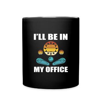 Pinball Player Gift - Full Colour Mug - black - Front