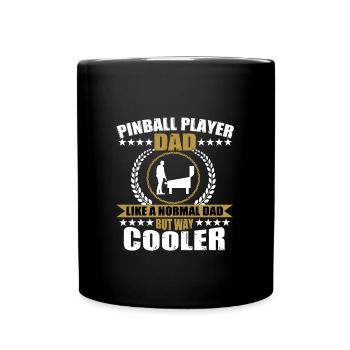 Pinball Player Dad - Full Colour Mug - black - Front