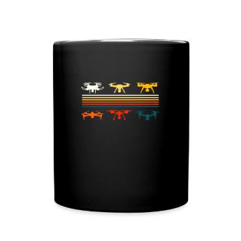 Drone - Mug uni - noir - Devant