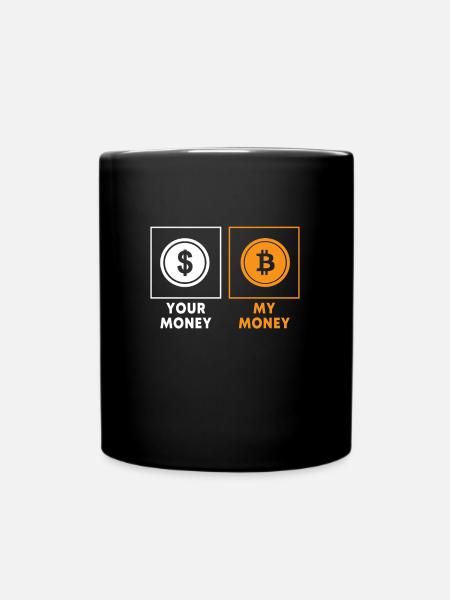 Bitcoin - Mug uni - noir