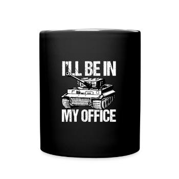 Panzer Armee Geschenk - Tasse einfarbig - Schwarz - Vorne