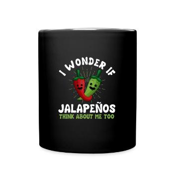 Jalapenos - Tasse einfarbig - Schwarz - Vorne