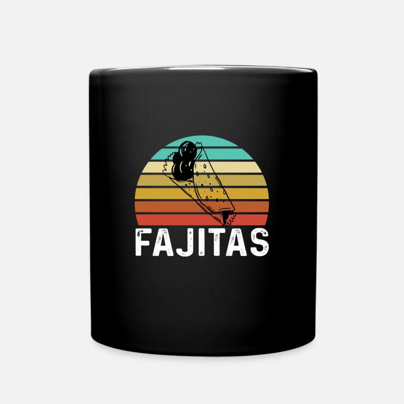 Fajita - Mug uni - noir