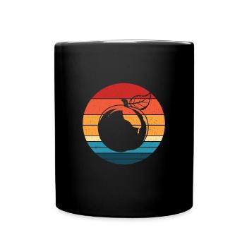 peach - Full Colour Mug - black - Front