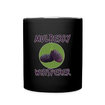 Mûres Murmures Cadeau - Mug uni - noir - Devant
