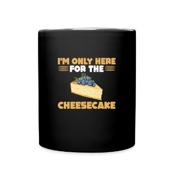 Gâteau au fromage Cadeau - Mug uni - noir - Devant