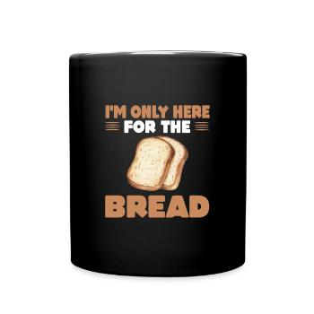 Cadeau de pain drôle - Mug uni - noir - Devant