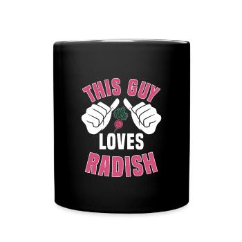 Amateurs de radis - Mug uni - noir - Devant