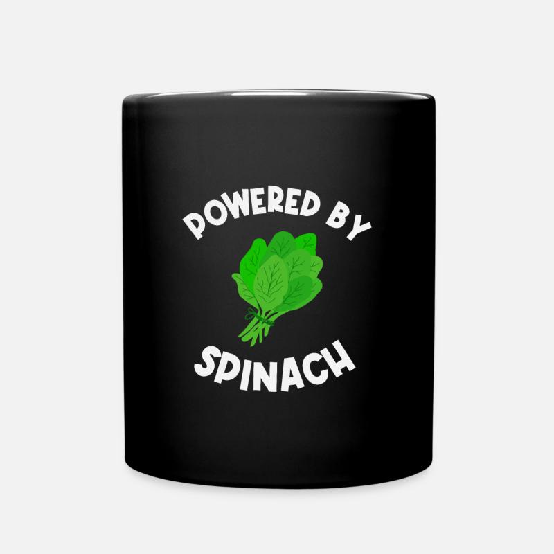 Cadeau épinard - Mug uni - noir