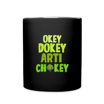 Artichoken Gift - Full Colour Mug - black - Front