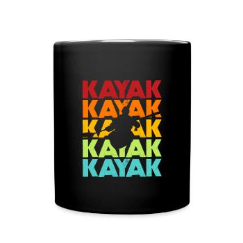 Kayak - Mug uni - noir - Devant