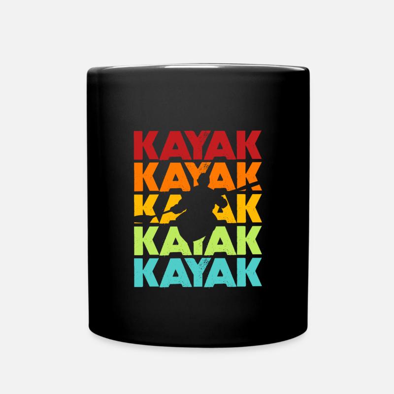Kajak - Tasse einfarbig - Schwarz