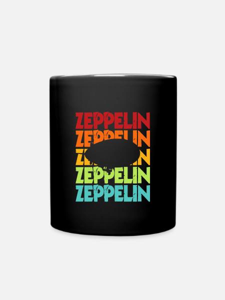 Zeppelin - Tasse einfarbig - Schwarz