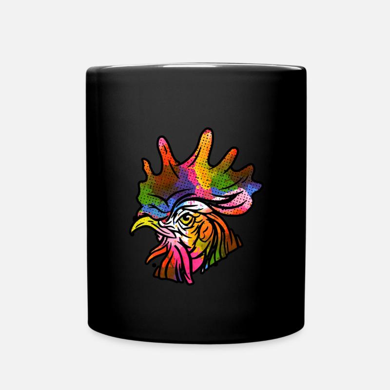 Coq - Mug uni - noir