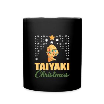 Taiyaki Christmas Gift - Full Colour Mug - black - Front
